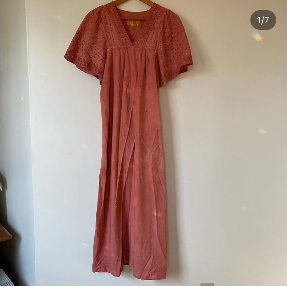 rooted botanics : reworked vintage dress - miss k California Hawaii